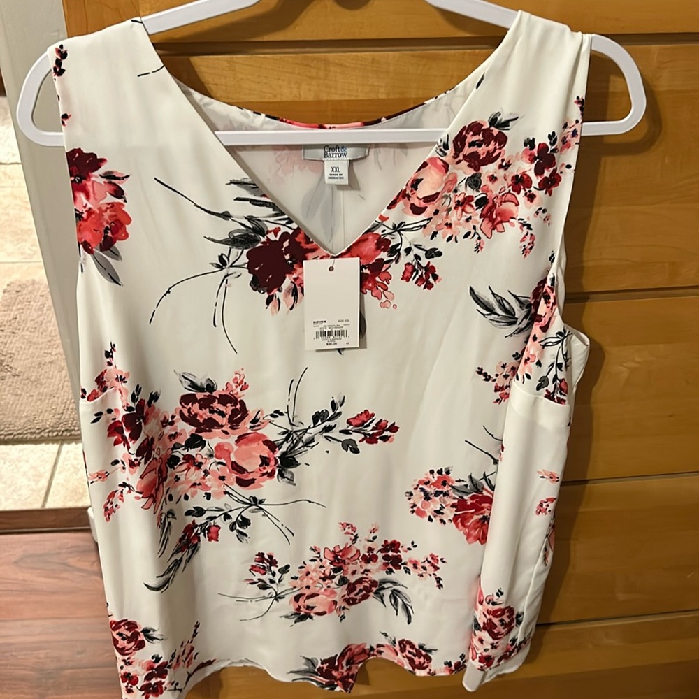 Croft & Barrow xxl sleeveless tank/ shell blouse NWT